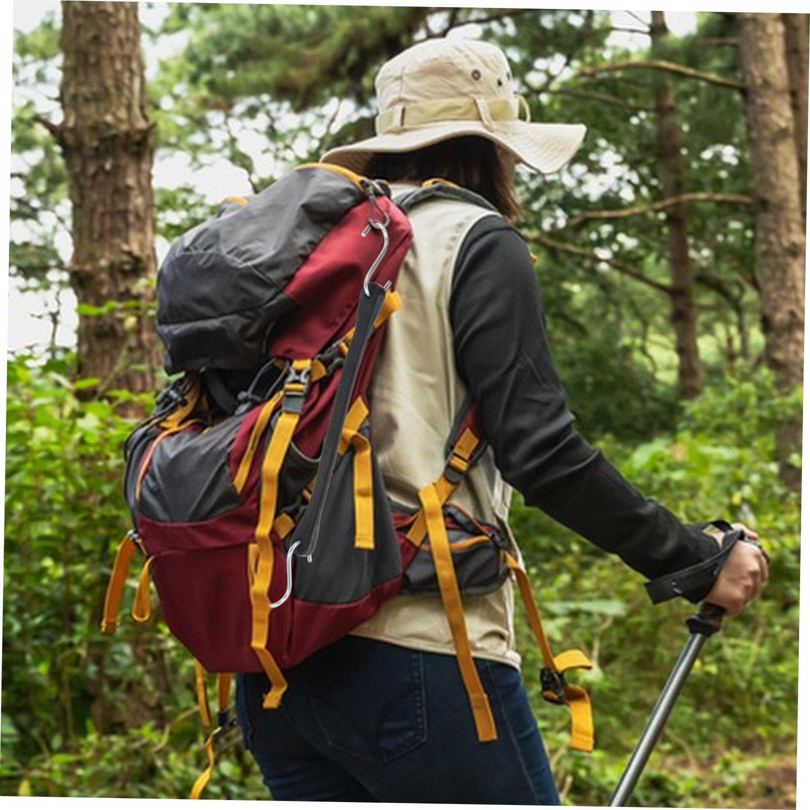 10stücke Gepäckgurte mit Haken zur Befestigung von Gepäck für Reisen und Outdoor-aktivitäten Robuste und Zuverlässige Gepäckverbindungsgurte für Koffer und Reisegepäck