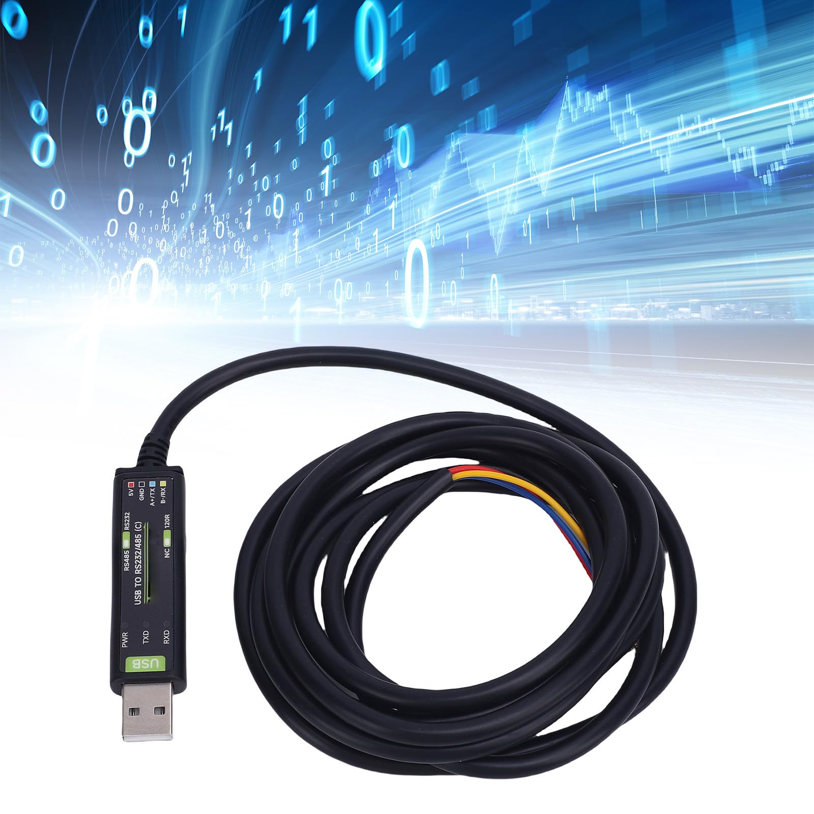 Sorandy Cable Adaptador USB a RS232 RS485, 2 Metros