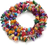 Vista 104 de HAAMIIQII Piedras de chip irregulares de coral rojo de 5 a 0.315 in, piedras preciosas sueltas y curativas energéticas para hacer joyas, hebras