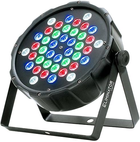 Eliminador 42x1W LED Accesorio con ángulo de haz de 25 grados (LP 42 RGBW) Negro
