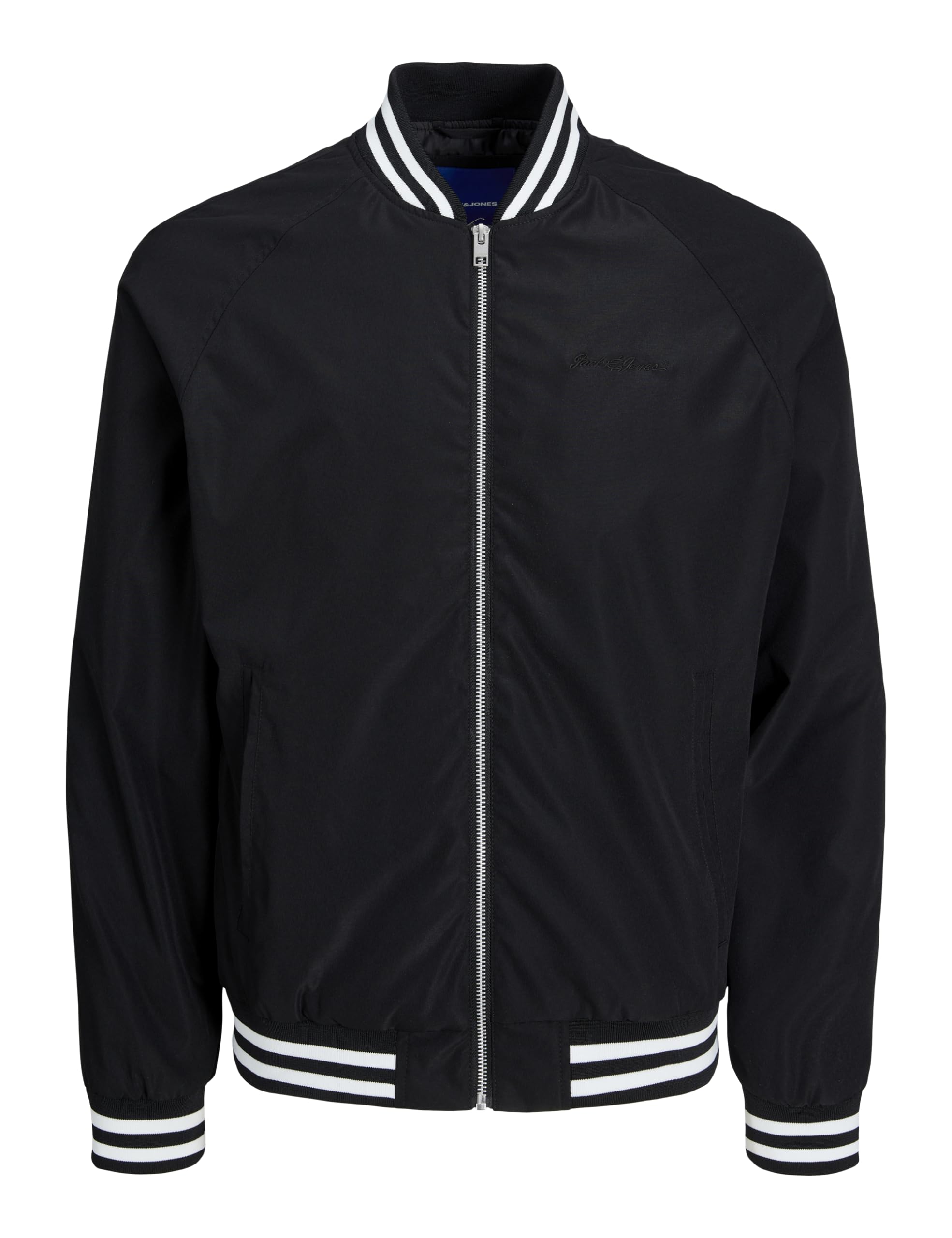JACK & JONES Schwarz Herren Bomberjacke Jorlucca Bomber Jacket Pls 3XL