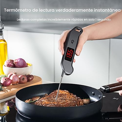 Miniatura 4 de Termómetro digital profesional para carne, lectura instantánea de 1 segundo, precisión de  0.5 , termómetro de alimentos certificado NIST y NSF,