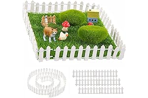 Miniature Fairy Garden Fence DIY Diorama Crafts Landscape Essential