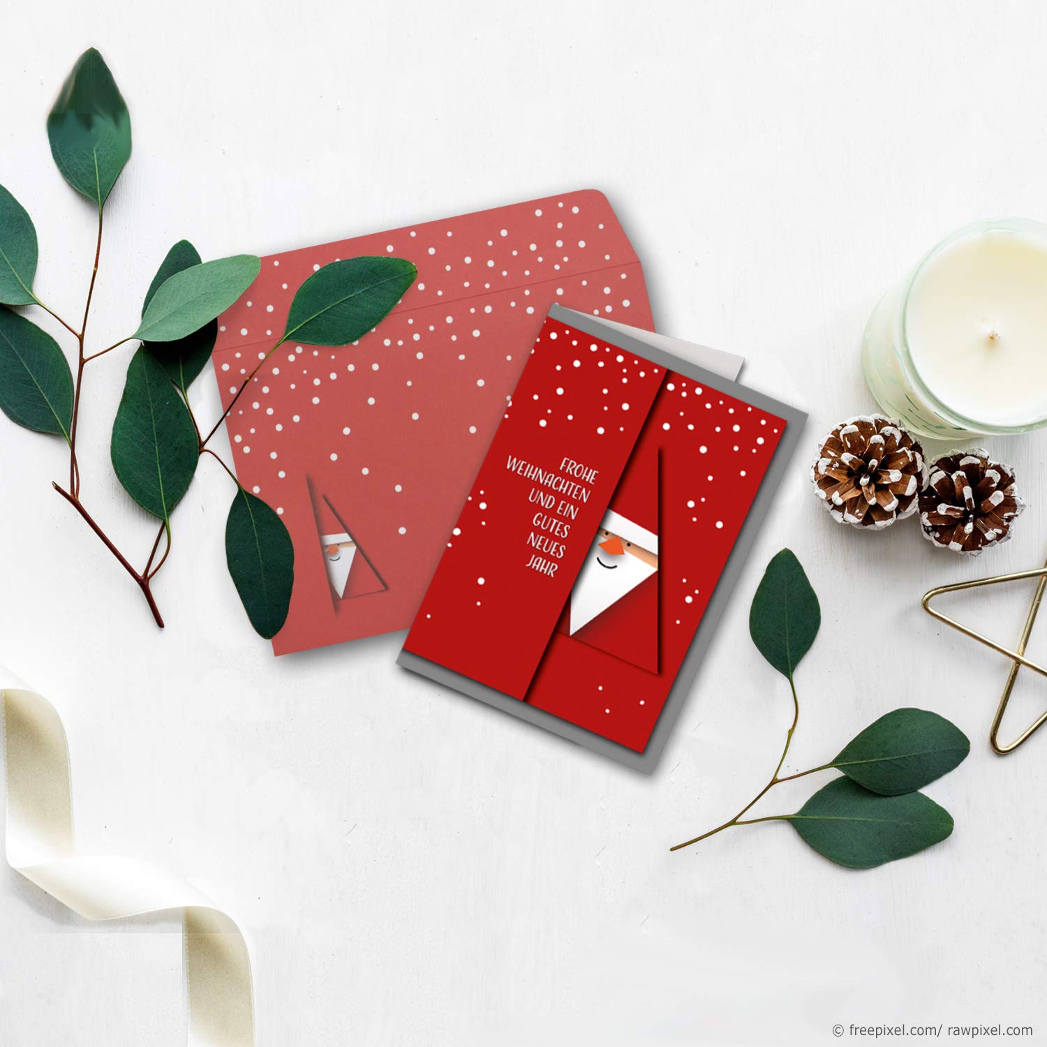 Biglietti Di Natale Eleganti Con Buste In Kraft, Set Da 20 Pezzi Formato A6 – Moderni E Semplici Per Auguri Personali O Aziendali - 2