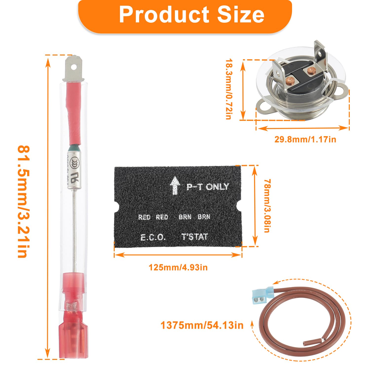 HUAREW RV Water Heater Thermal Cutoff Kit