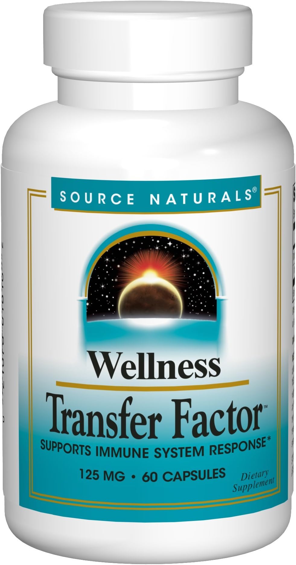 Source Naturals Wellness Transfer Factor, 125 mg - 60 Capsules