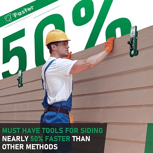Miniatura 6 de Herramientas de instalación de revestimiento, kit de montaje de revestimiento para uso con revestimientos de fibrocemento de 516 pulgadas, medidor