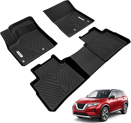 Miniatura 8 de YITAMOTOR Alfombrillas compatibles con Nissan Rogue forros de piso de ajuste personalizado para Nissan Rogue 2014-2020 protección contra todo tipo