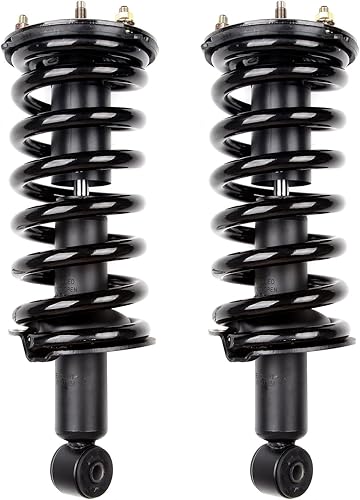 SCITOO Par delantero de puntal y resorte completo compatible con Infiniti QX-56 2004-2010, 2004-2014 para Nissan Armada, 2004-2015 para Nissan Titan