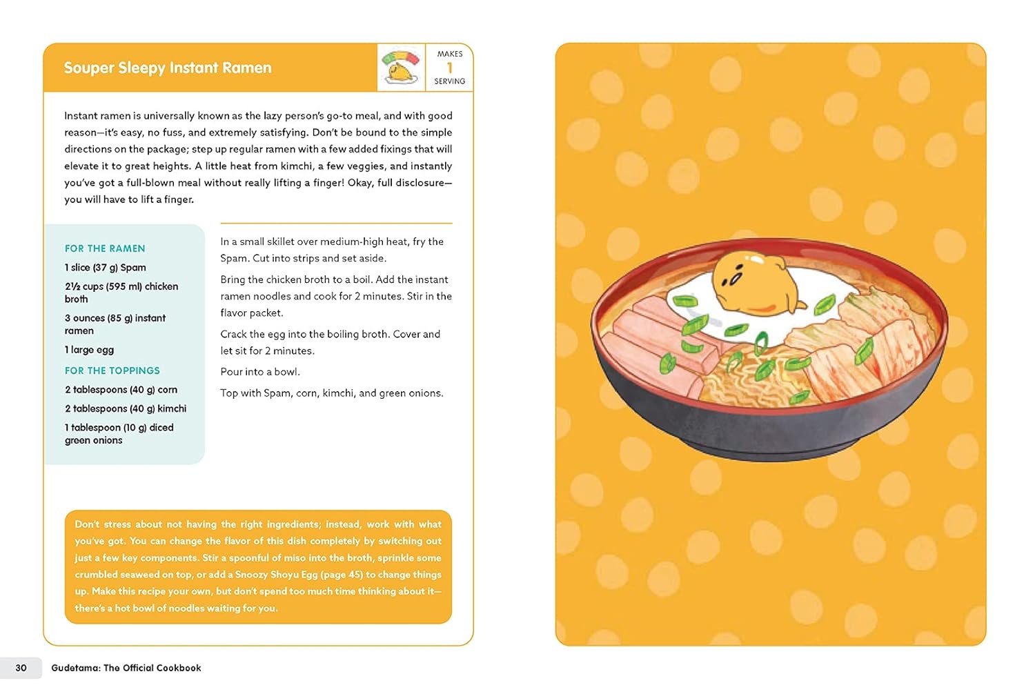 Gudetama: The Official Cookbook: Recipes for Living a Lazy Life - Image 4
