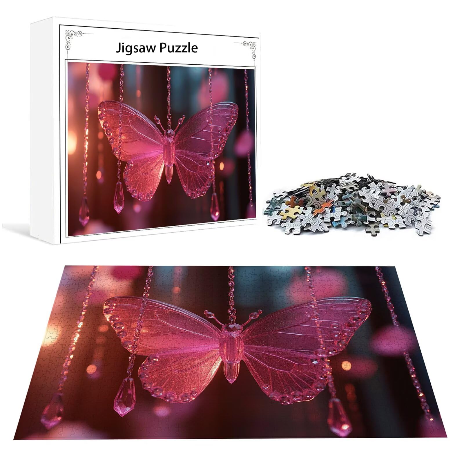 Komiksy Puzzle 1000 sztuk Dorośli Motyl Klasyczne puzzle Panorama Trudno Drewno Niemożliwe Ogromna gra edukacyjna Wyzwanie Zabawka dla Dzieci od 14 lat Prezent Mężczyzna Kobieta P-844