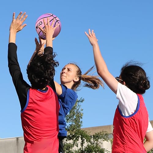 Miniatura 13 de Balón de baloncesto de goma oficial para interiores y exteriores, para hombres, tamaño 3/4/5/6/7 para niños, jóvenes, adolescentes, niños y niñas,