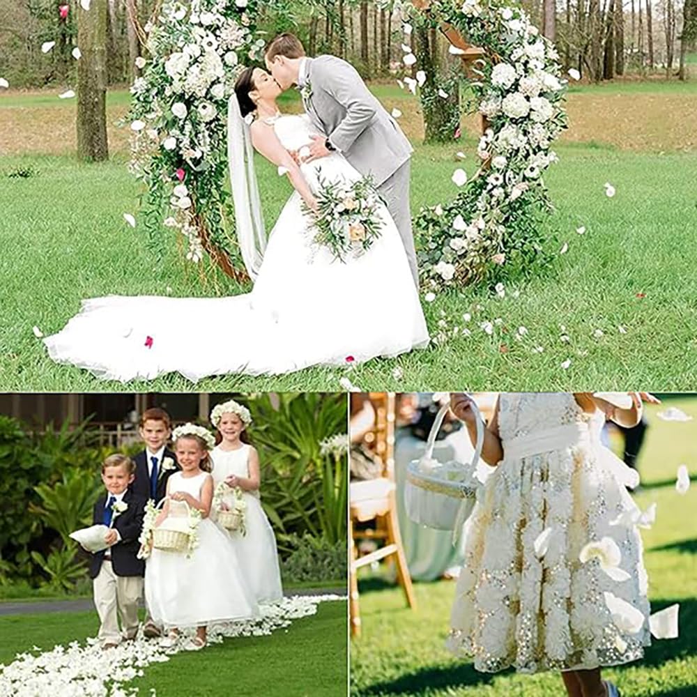 Rosenblätter 800 PCS Blütenblätter Streuen Deko Rosenblätter Künstliche Gefälschte Rosenblätter Seiden Flower Petals Blumen Konfetti Romantische fur Hochzeits Valentinstag Geburtsta (Mixed46#)