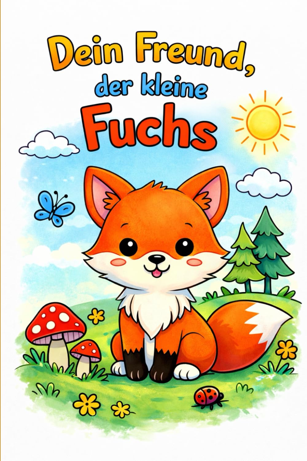 Dein Freund der kleine Fuchs: Malbuch für Kinder