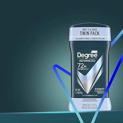 Miniatura 17 de Degree Desodorante antitranspirante para hombre, 72 horas, protección contra el sudor y el olor, antitranspirante Everest para hombres con