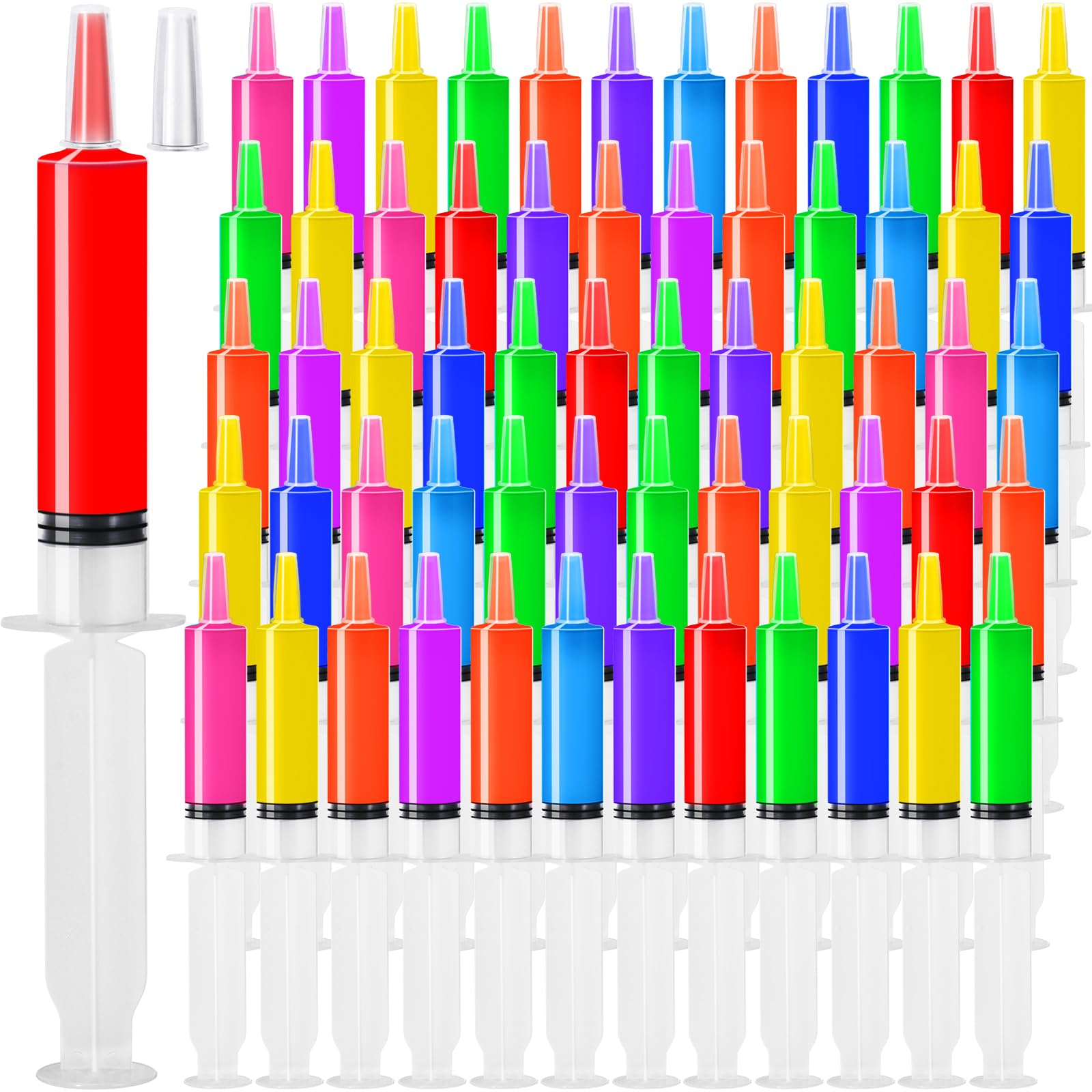 30ml Jello Shot Syringes 100 Pack with Tip Cap for Adults Kids — Amazon image 9