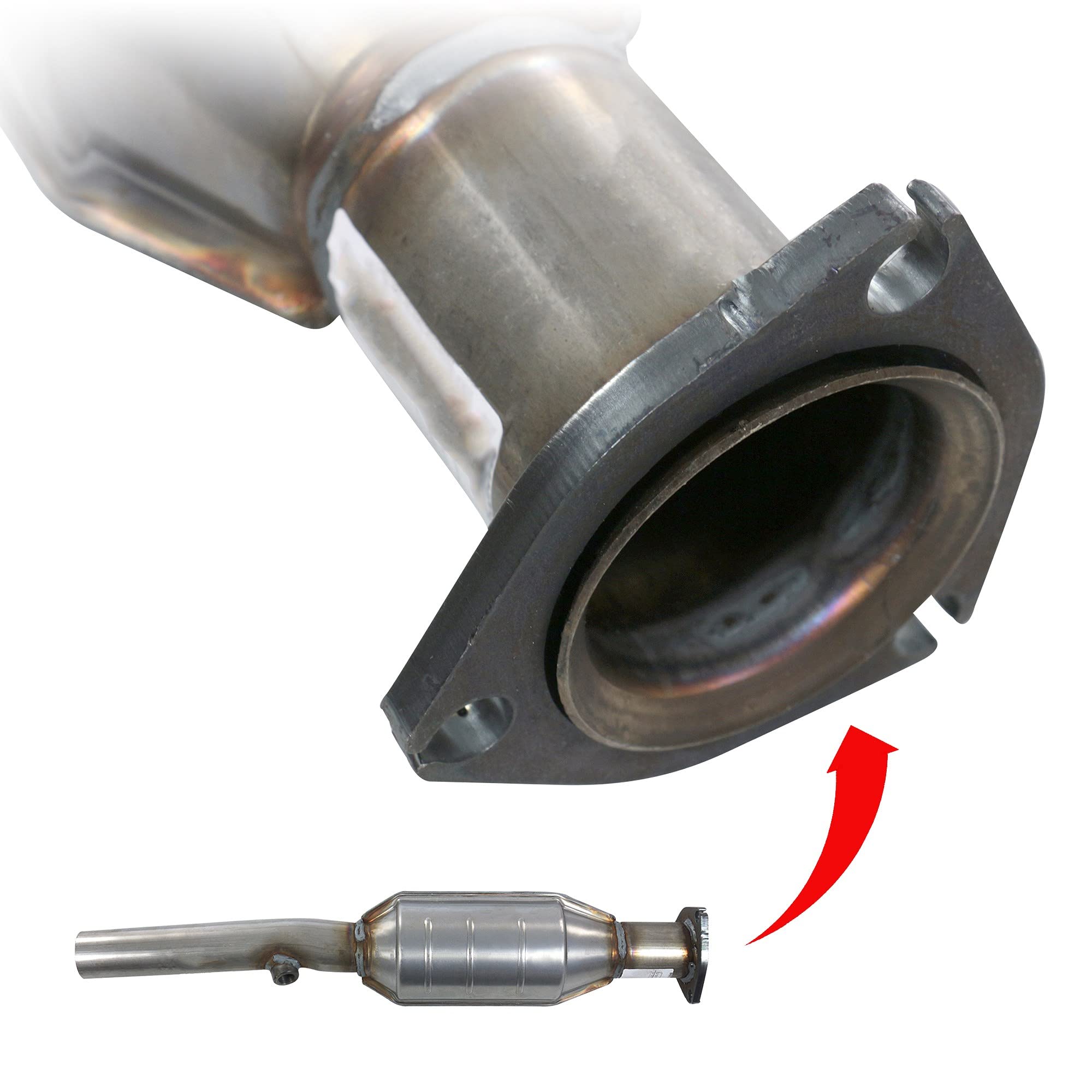 Catalizador + tubo de escape, incluye material de montaje | Compatible con: VW Golf IV, Golf IV Variant