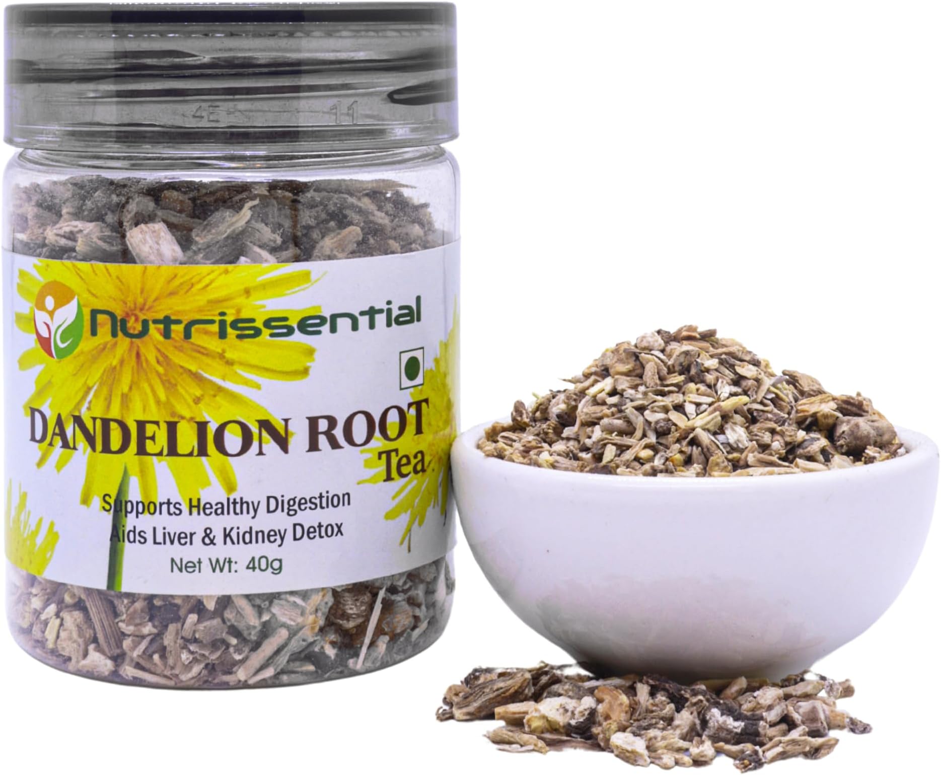 Nutrissential Pure Dandelion Root Tea Kashmir, (40 g Pack)