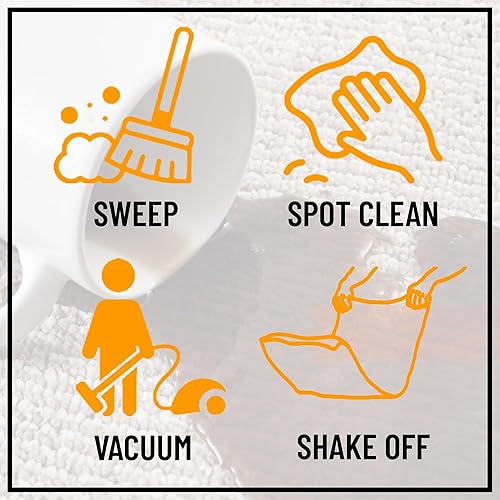 Miniatura 5 de Alfombra antideslizante de pasillo, tradicional, diseño de hojas, con parte trasera de goma, lavable a máquina, 2 x 7, para pasillo, cocina,