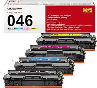 046 Toner Cartridge 4 Pack Toner Replacement for Canon 046 046H Mf733Cdw