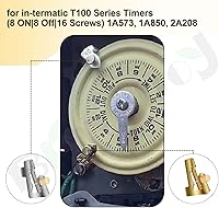 Vista 3 de Braveboy 156T1978A - Interruptor de tiempo de repuesto para temporizadores Intermatic serie T100 (8 ON 8 apagado 16 tornillos) 1A573, 1A850, 2A208