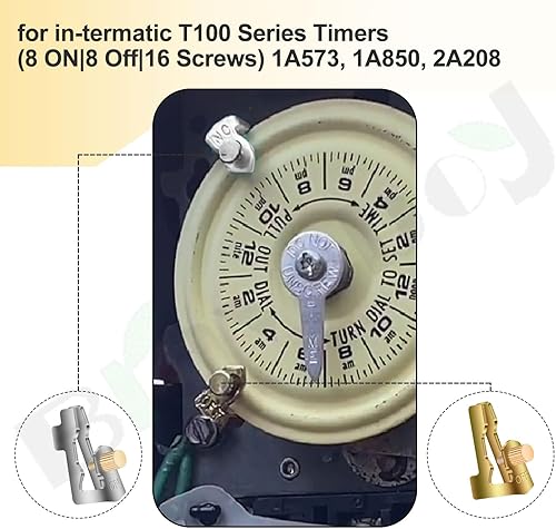 Miniatura 3 de Braveboy 156T1978A - Interruptor de tiempo de repuesto para temporizadores Intermatic serie T100 (8 ON8 apagado16 tornillos) 1A573, 1A850, 2A208,