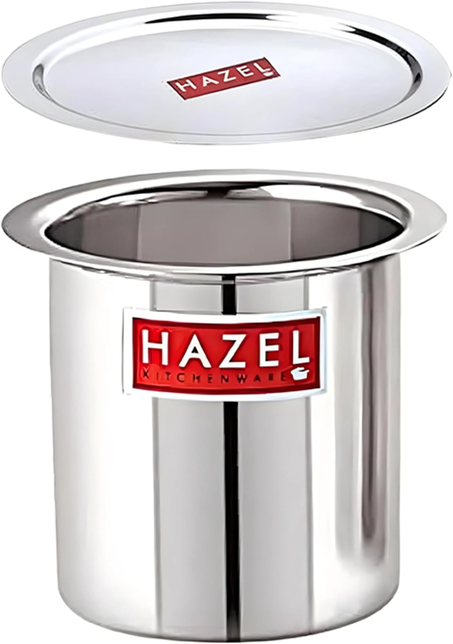 HAZEL Steel Milk Pot with Lid | 900 ml Stainless Steel Milk Boiler Container | Milk Boiling Vessel Gunj for Kitchen