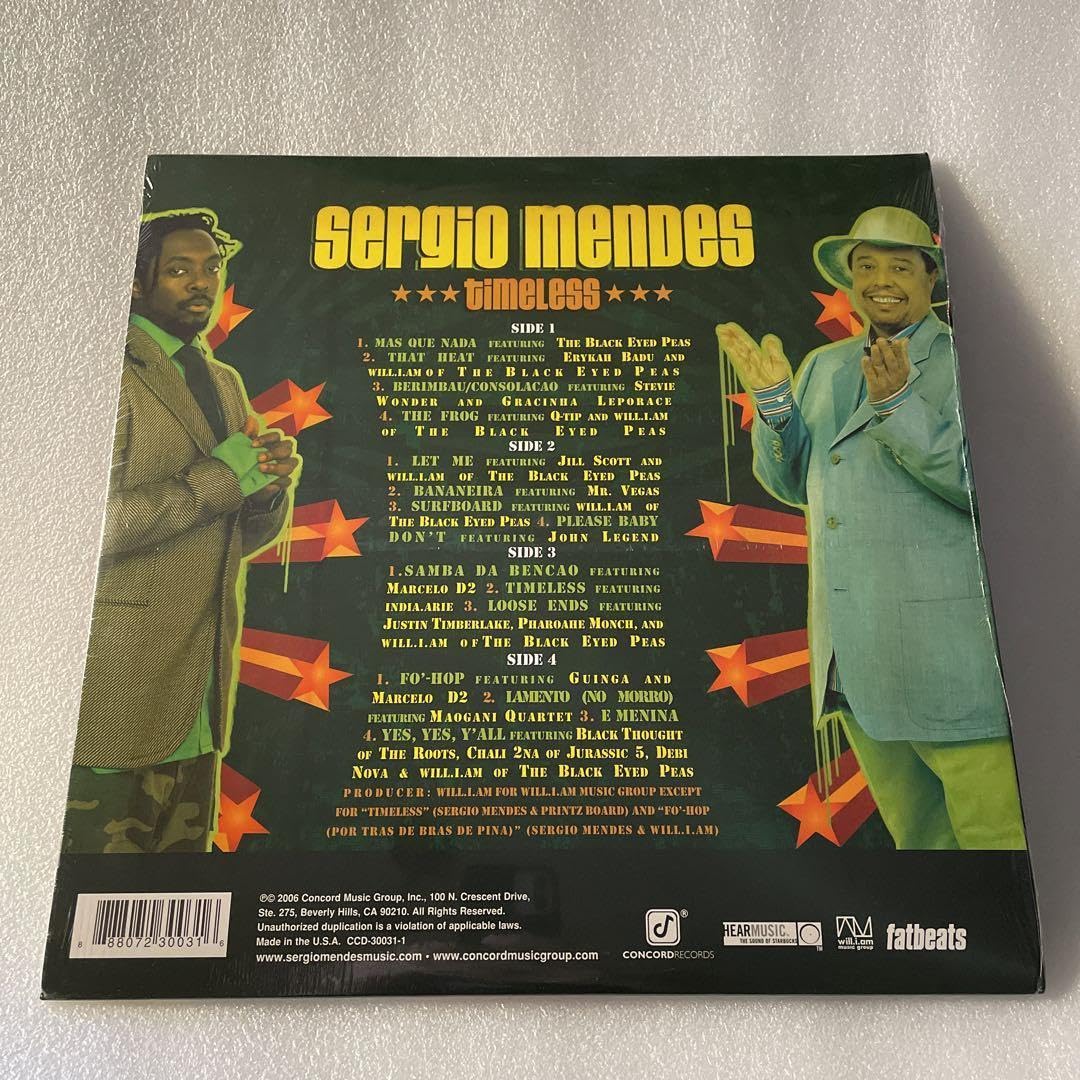 Amazon.co.jp: 未開封 SERGIO MENDES/TIMELESS/USオリジナル 2LP 