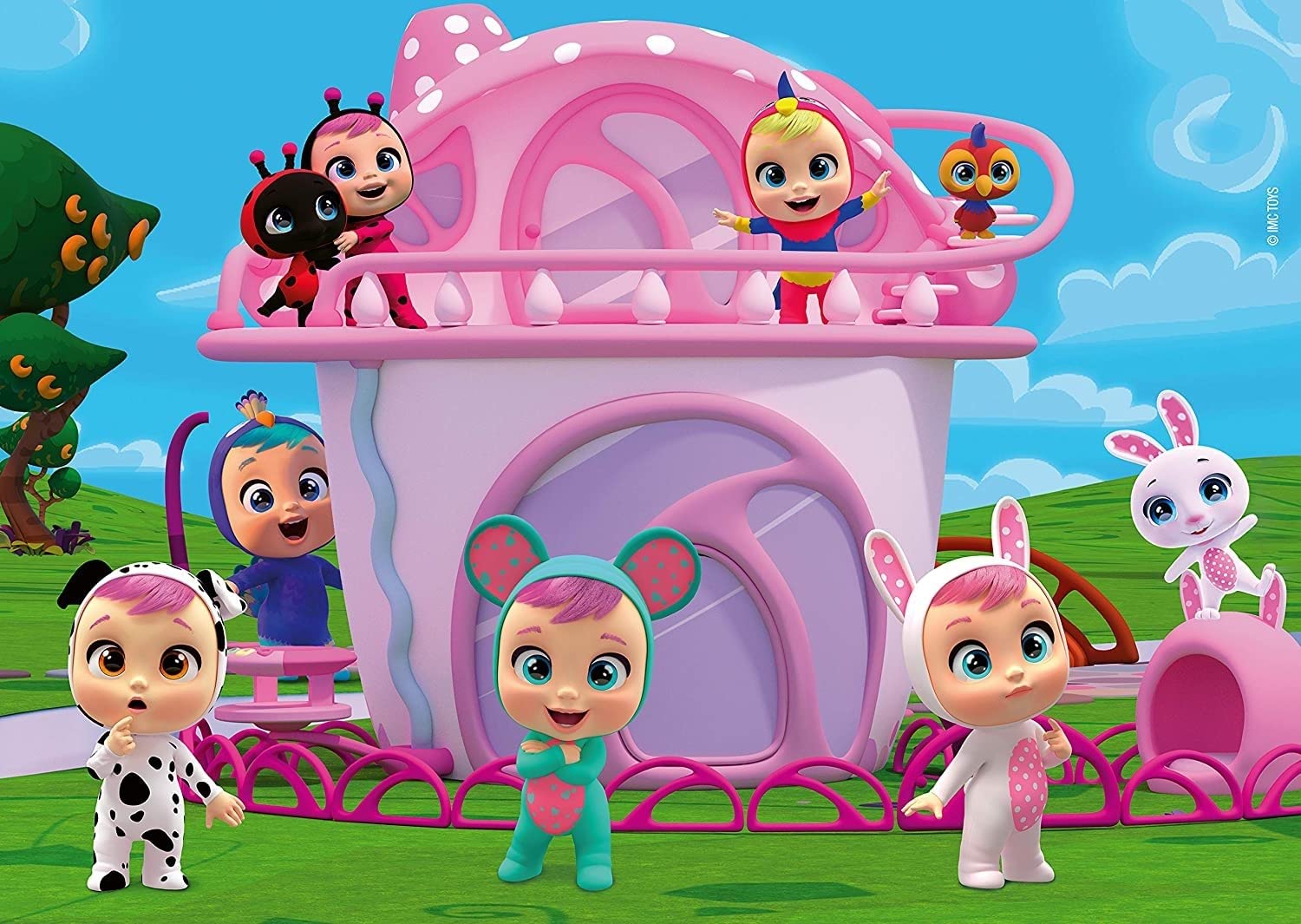 Ravensburger - Puzzle Cry Babies, Collezione Giant Pavimento, Idea Regalo per Bambini 4+ Anni, Gioco Educativo e Stimolante, 60 Pezzi Giganti, 70x50 cm