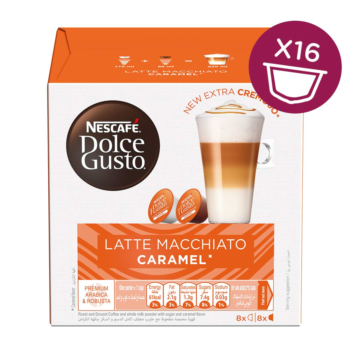 Nescafe Dolce Gusto Caramel Latte 