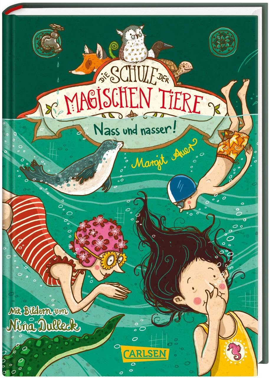 Die Schule der magischen Tiere Band 1-7 plus 1 exklusives Postkartenset