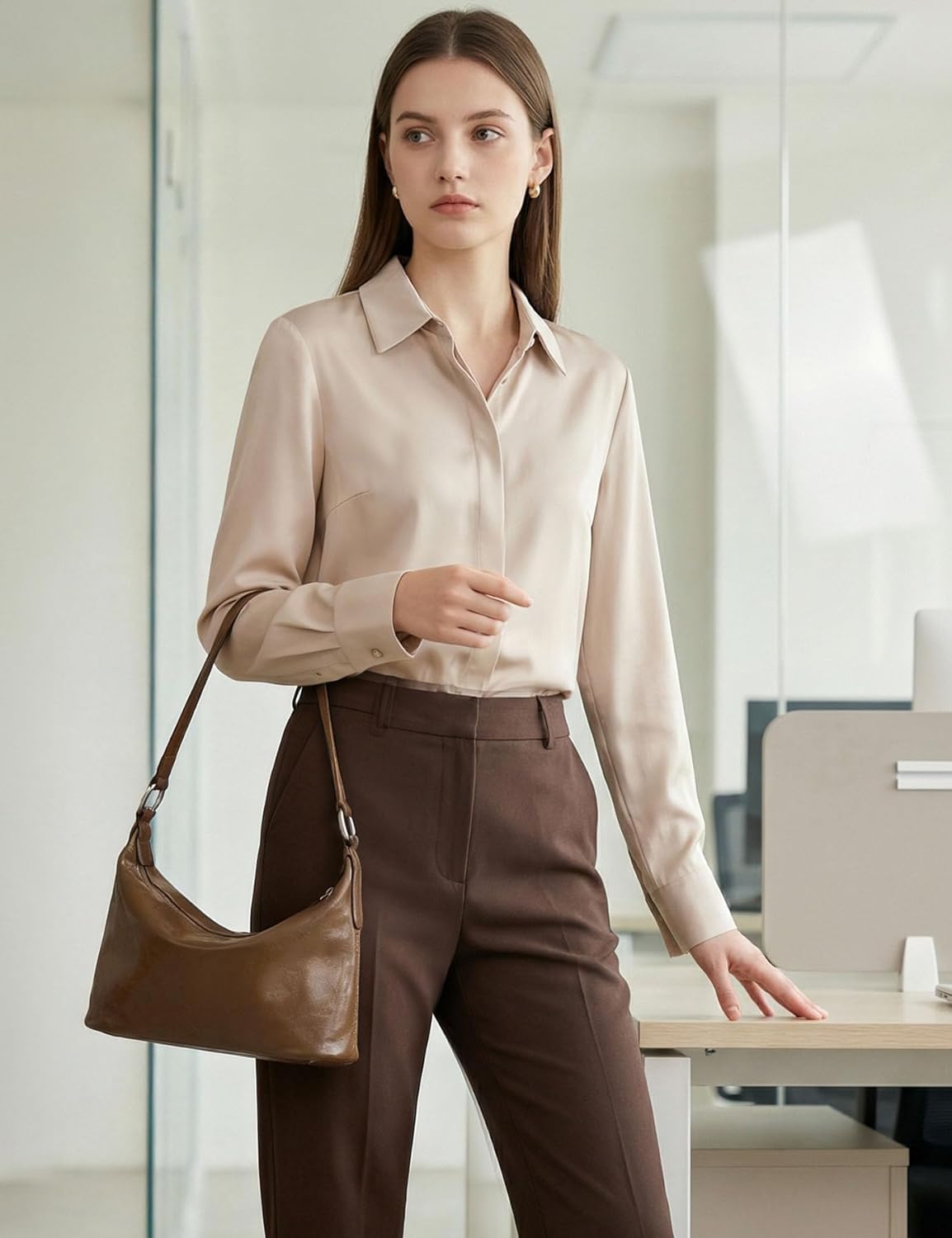 Leather Hobo Bag for Women Womens Shoulder Bag Handbag Purse Genuine Leather Crossbody Bag