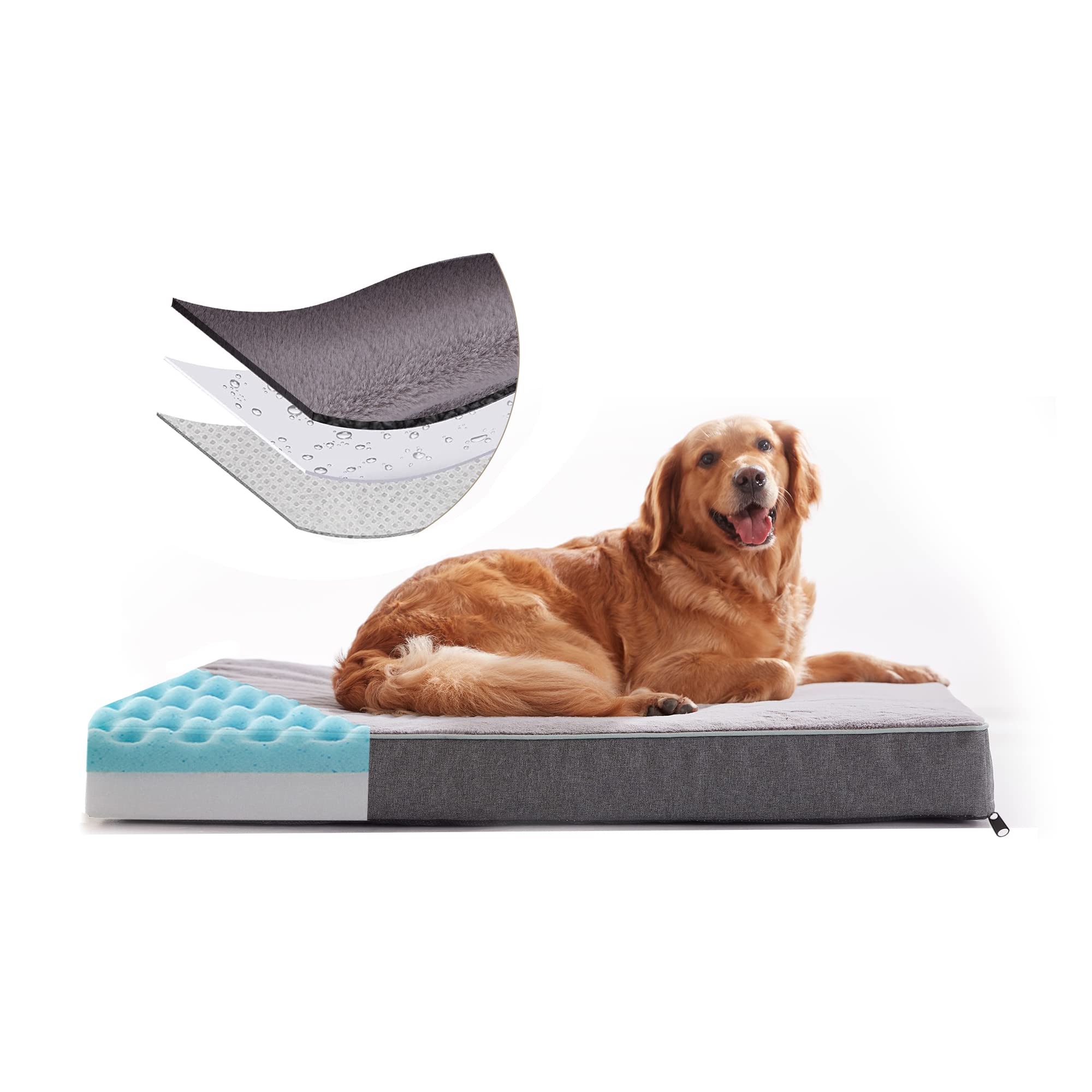 frisco cooling orthopedic pillow dog bed