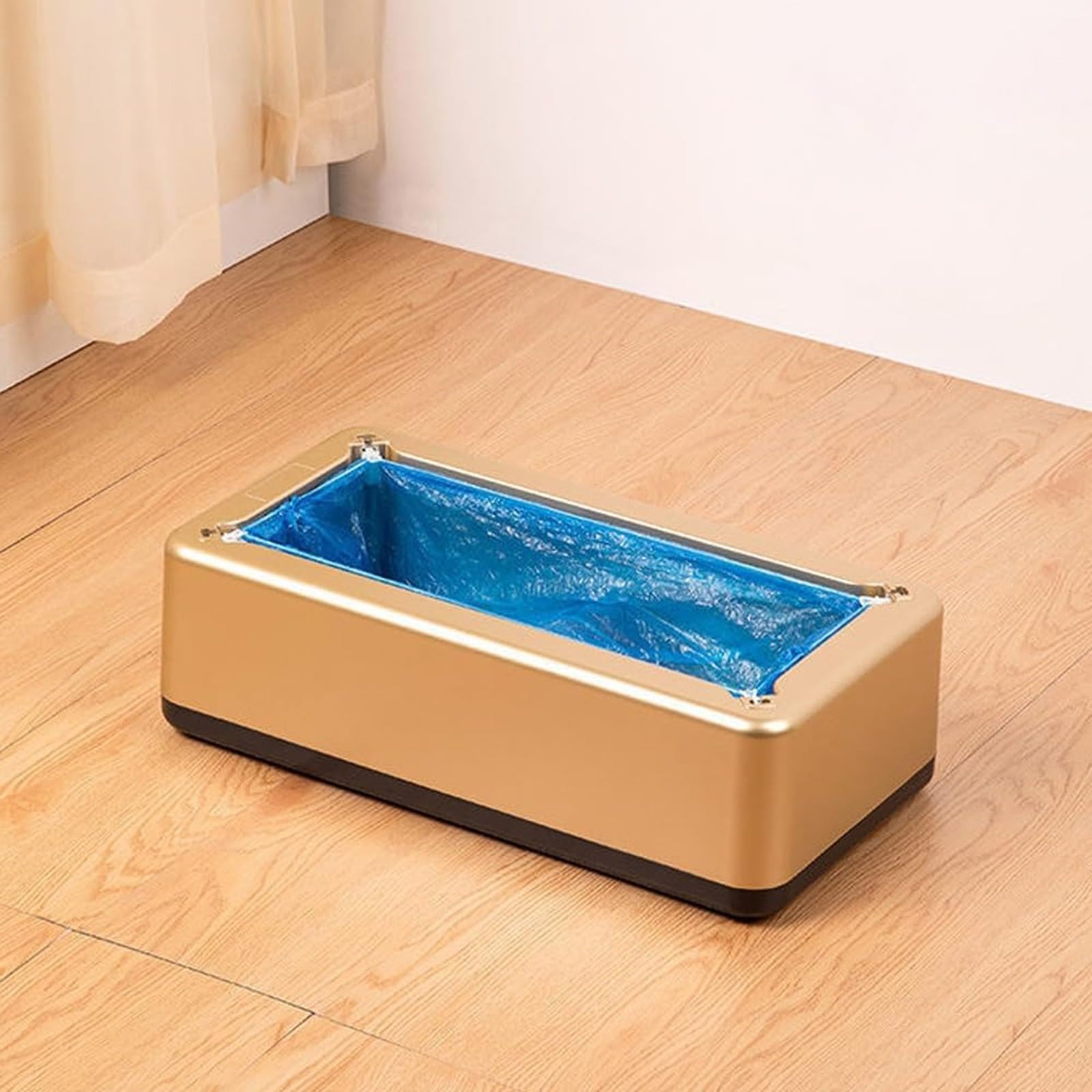 Machine à Couvre-Chaussures, Distributeur Automatique Couvre-Chaussures avec 100 Couvre-Chaussures Jetables, Machine à Couvre-Chaussures en Plastique pour Maison, Bureau(A)
