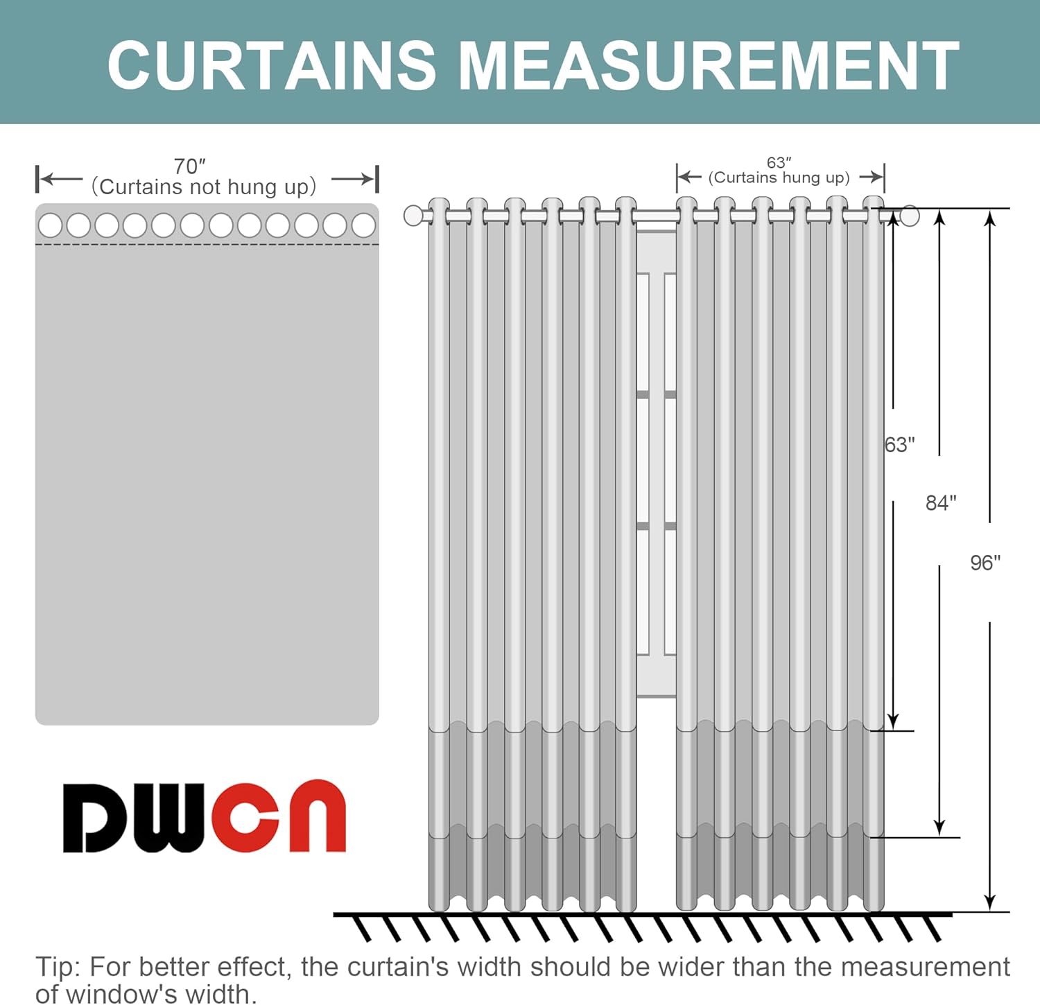 DWCN 100% Blackout Curtains for Bedroom with Tiebacks, Double Layer Thermal Insulated Room Darkening Noise Reducing Grommet Window Curtain Drapes for Kitchen Blush Pink, 70 x 63 Inch (2 Panels)