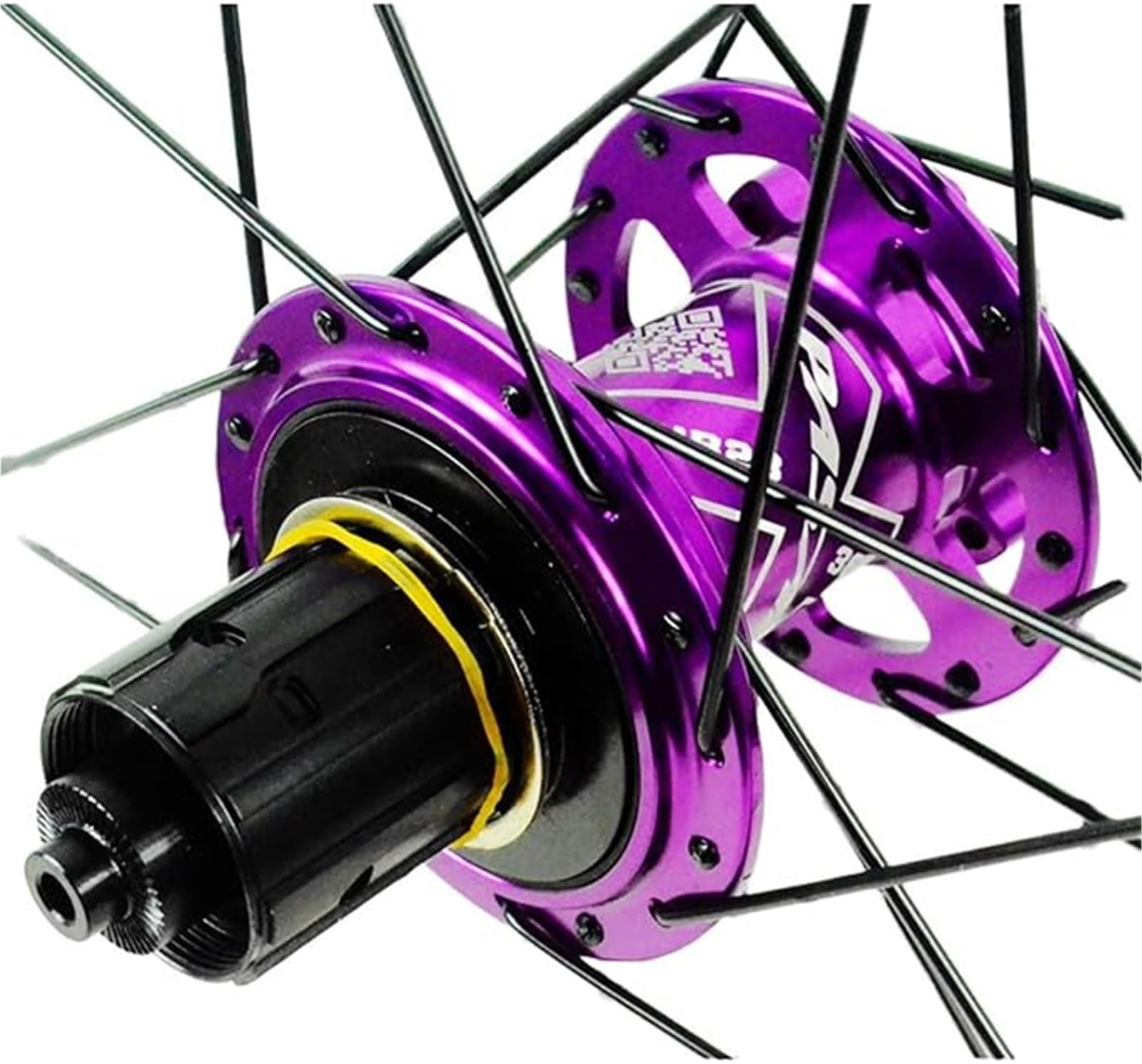 Zestaw kół do roweru górskiego, liliowy, 26 27,5", 29 cali, bardzo wytrzymały stop aluminium, 360 dźwięków, hamulec tarczowy do AM/DH MTB kompatybilna z kasetą 7-12 biegów