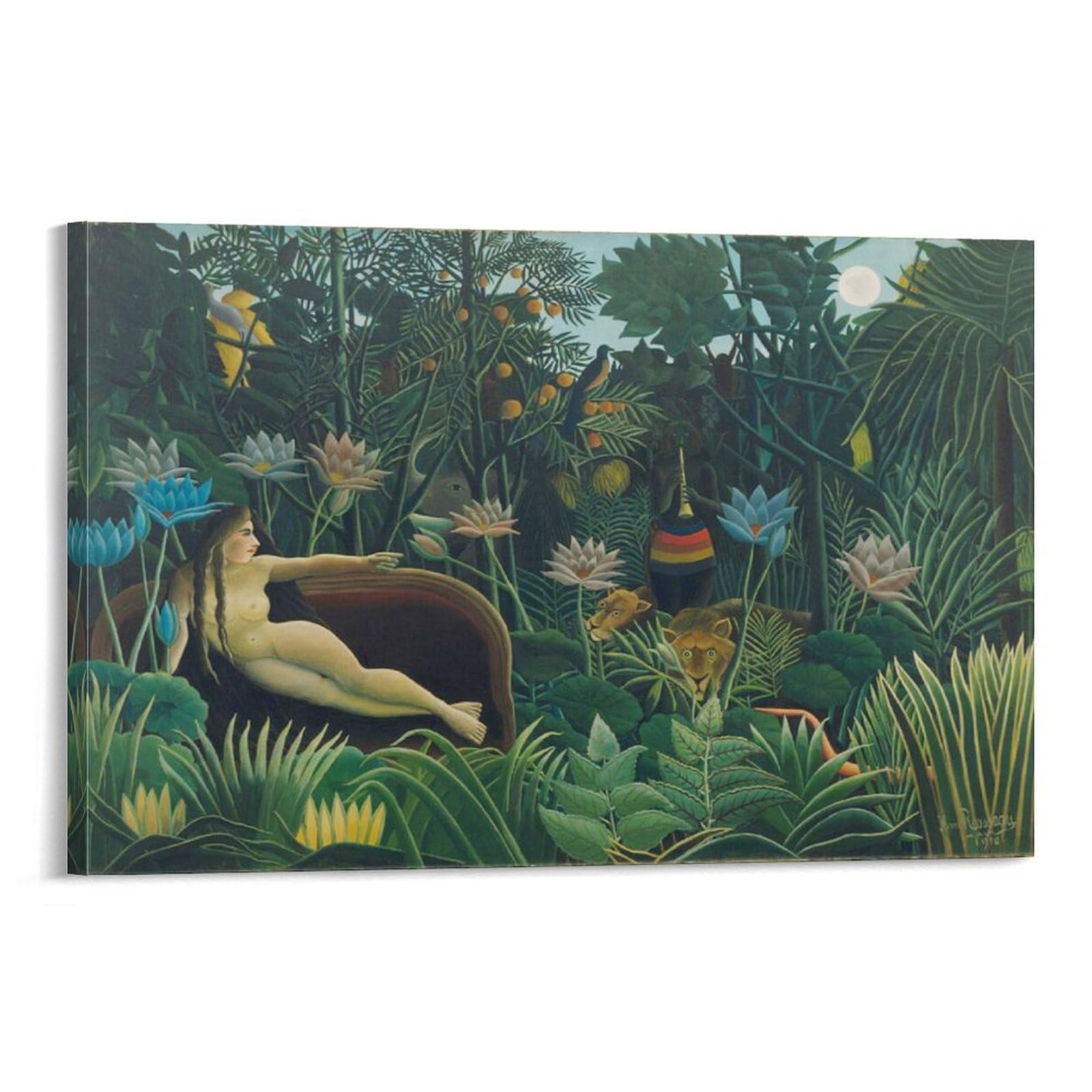 Amazon.co.jp: Henri Rousseauアンリ・ルソーポスター《夢》1910