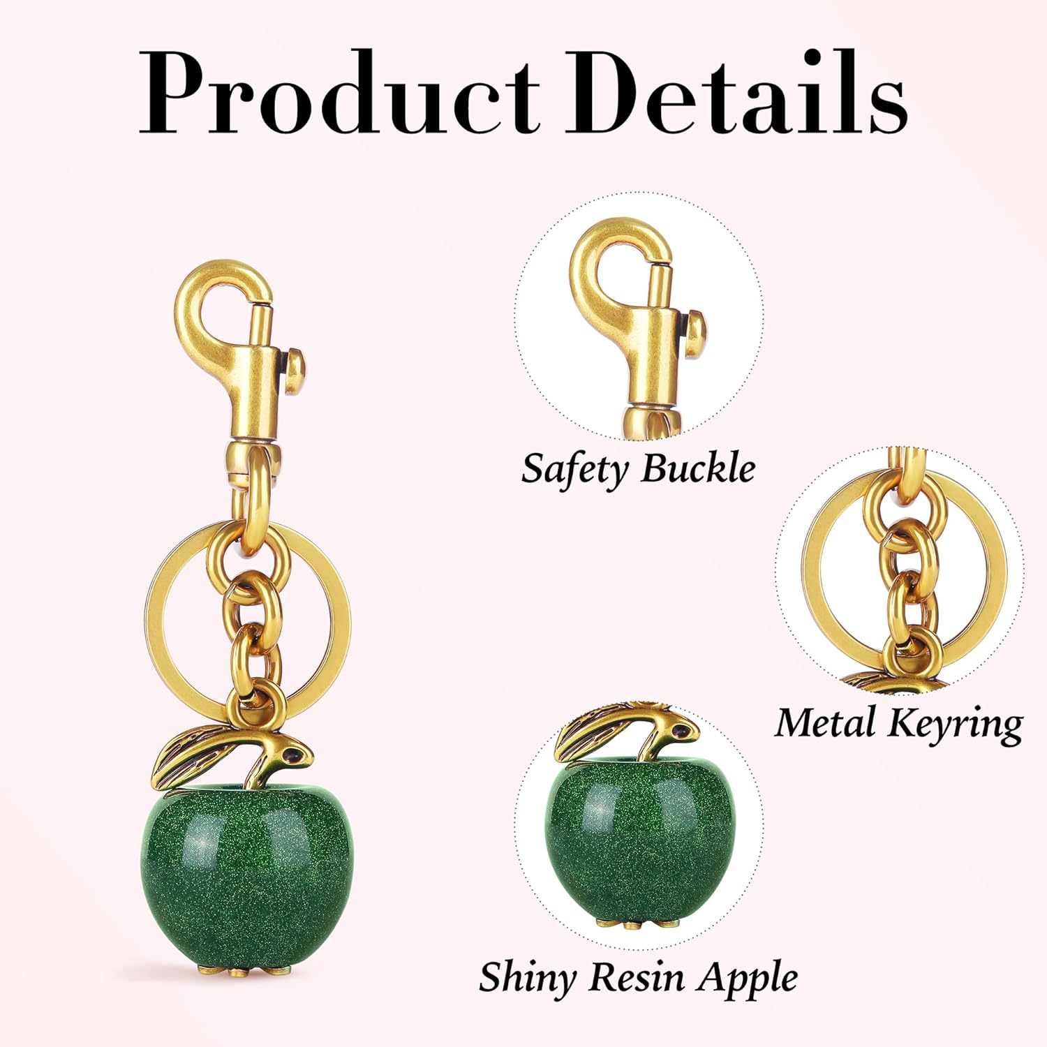 OVRUNS Bag Charm Purse Charm for Handbag Cute Keychain Accessories Gift for Women - Image 2