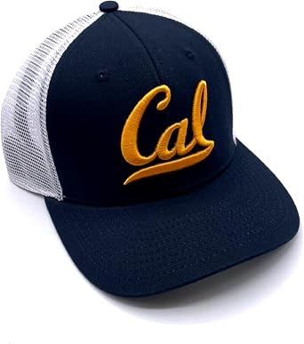 Officially Licensed Cal Berkeley Blue Hat Adjustable Mesh Trucker Classic University Logo Cap