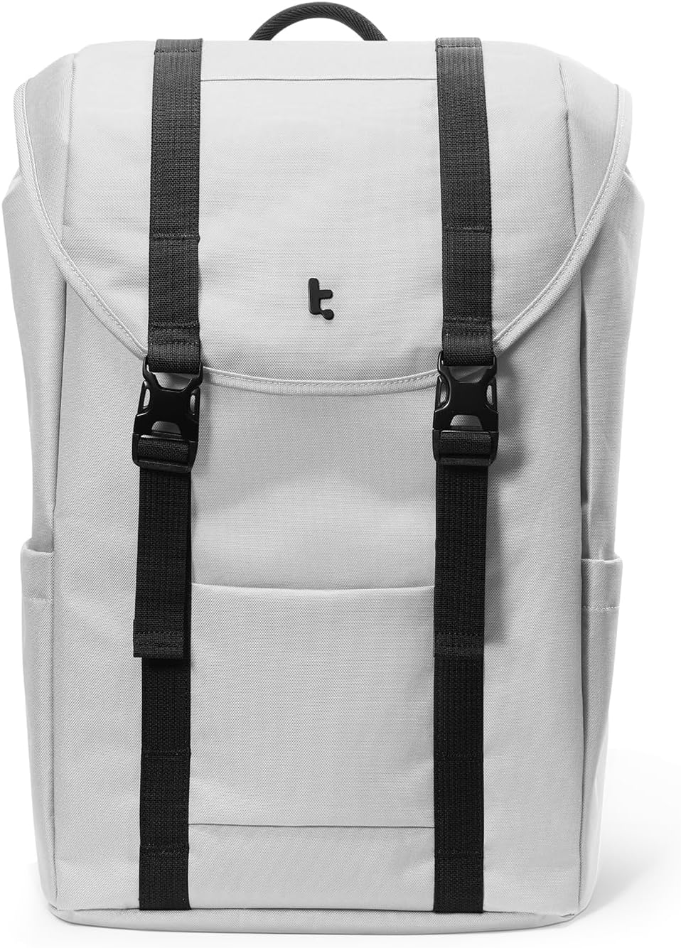 Flap Laptop Backpack, Lightweight, Water-Resistant Casual Daypack, Durable Work-pack, Vintage Classic Rucksack for 13-15.6 Inch Laptop, perfect for Campus, Street, 22L Gray
