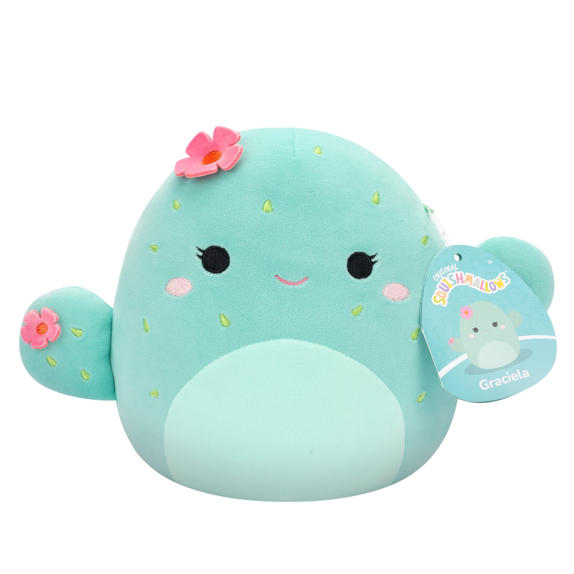 Squishmallows Original 7.5 Inch - Graciela the Mint Barrel Cactus, Mint Cactus, 7.5 inches - Image 3