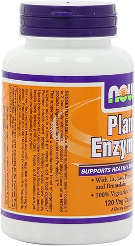 Miniatura 6 de NOW Plant Enzymes, 120 VCaps (paquete de 2)