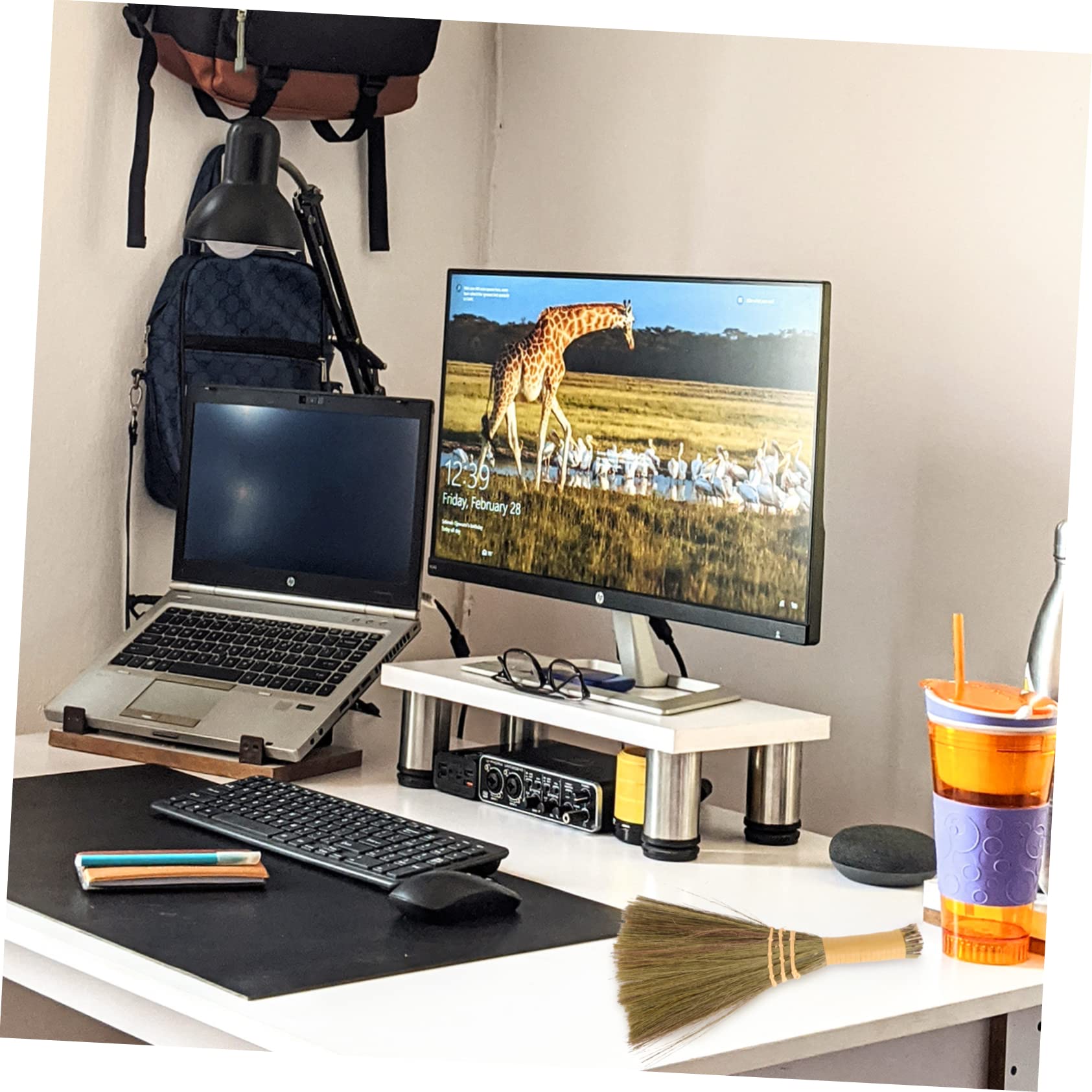 FOMIYES 1pc Miscanthus Small Broom Home Cleaning Tools Desktop Broom Home Cleaning Broom Manual Broom Cleaning Supplies Cleaning Accessory Cleaning Brooms Household Broom Household Duster