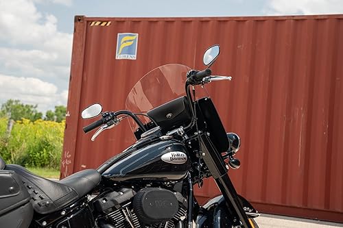 Miniatura 2 de Dowco Willie & Max 59513-00 Revolution Series Bolsa de cuero sintético para parabrisas de motocicleta, color negro, ajuste universal