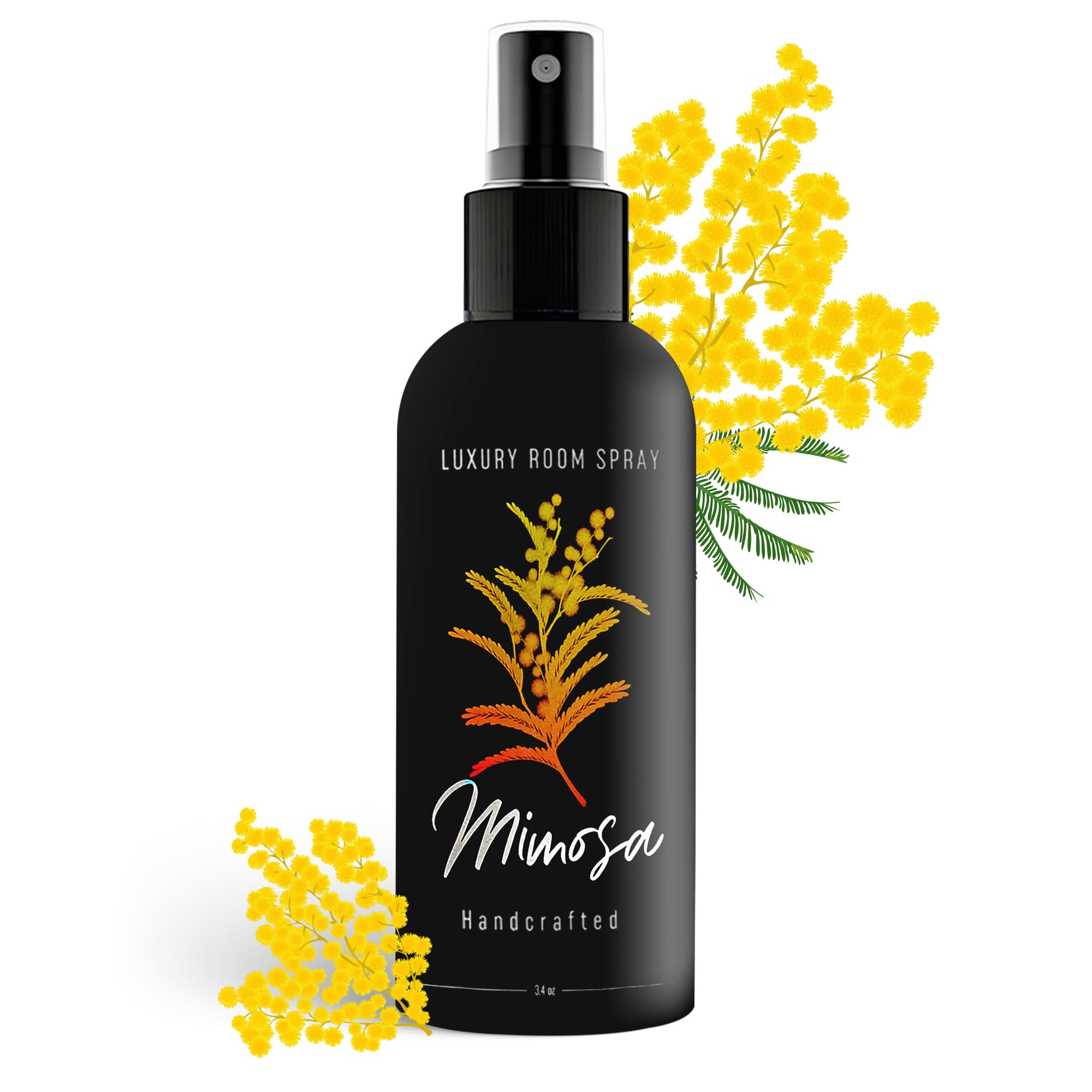 605Products Luxury Room & Air Freshener Spray - Long Lasting Odor Eliminator with Essential Oils, Natural Home Fragrance Supplies - Mimosa (3.4oz)