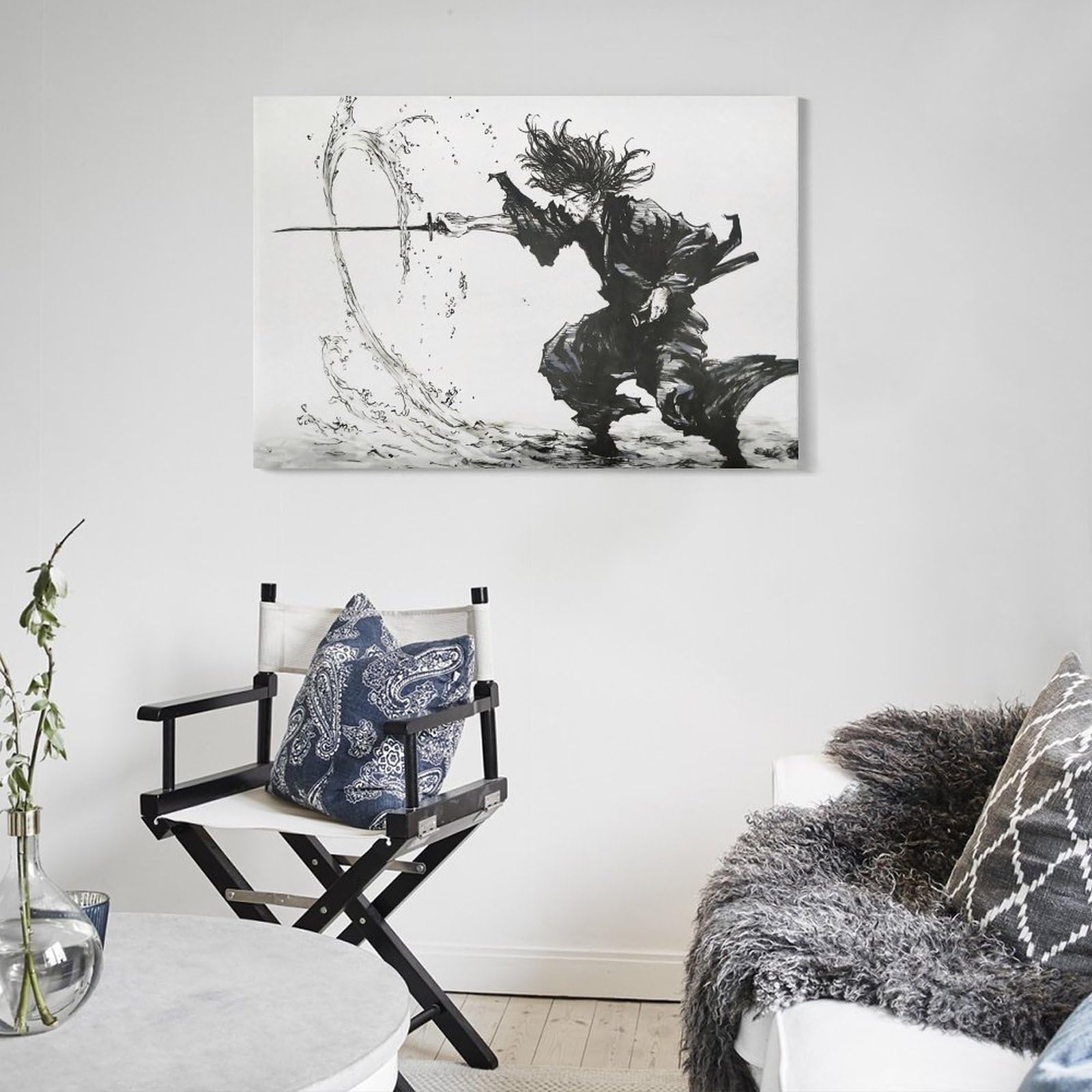 バガボンド　ポスター Amazon｜XINYUELONG バガボンド 宮本武蔵 ポスター キャンバス