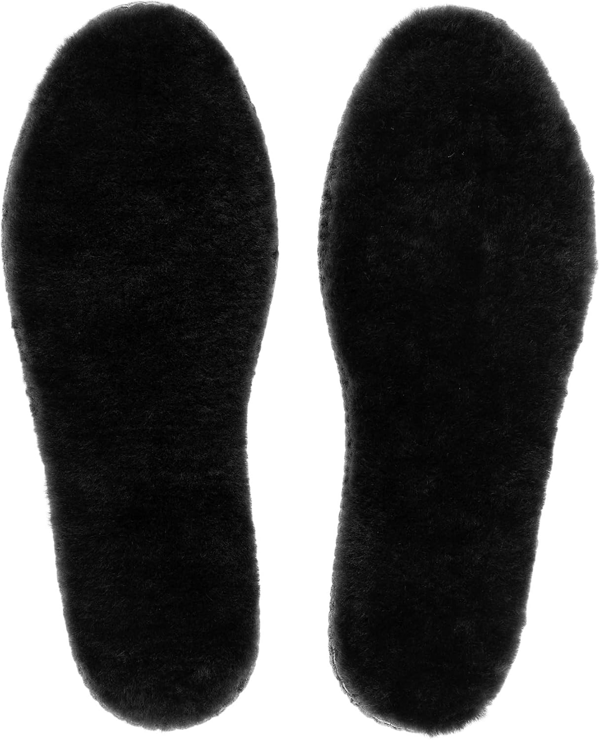 riemot Echte Lammfell Einlegesohlen für Herren Winter Warme Schaffell Einlegesohlen Weiche Kuschelige Flauschige Lamm Schuh Ersatz Einlegesohle für Schneestiefel,Hausschuhe,Schwarz EU44 - Amazon product rated Grade A