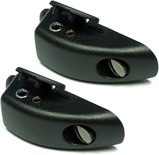 MaximalPower 2 Pack Adapters for Earpiece Headset PTT Mic Motorola HT750 HT1250 HT1250 LS HT1550