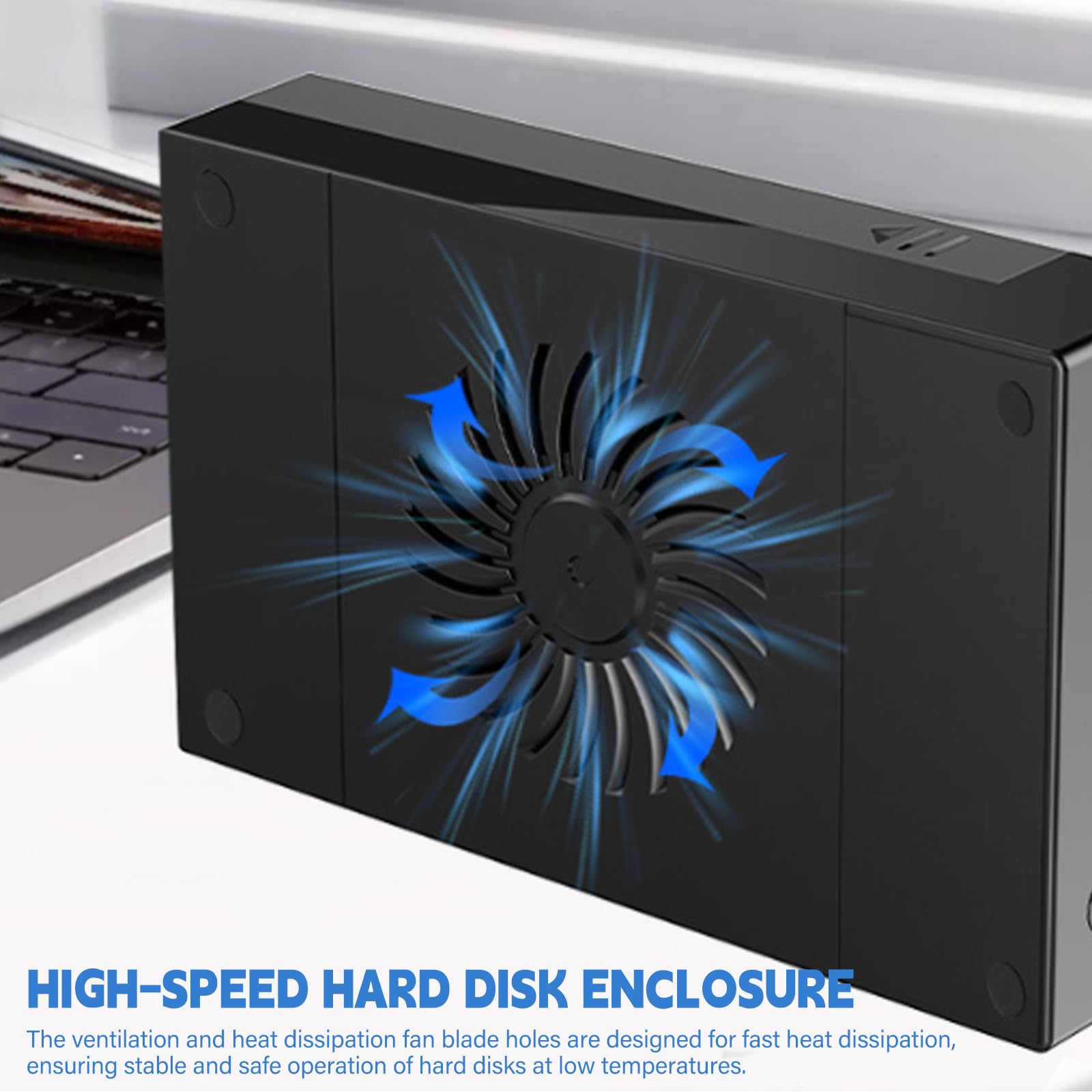 Docking station per dischi rigidi da 3,5 Gbps, USB 3.0 SATA HDD da 2,5 e 3,5 pollici, adattatore per dischi rigidi con adattatore di alimentazione da 12 V/2 A, supporta UASP