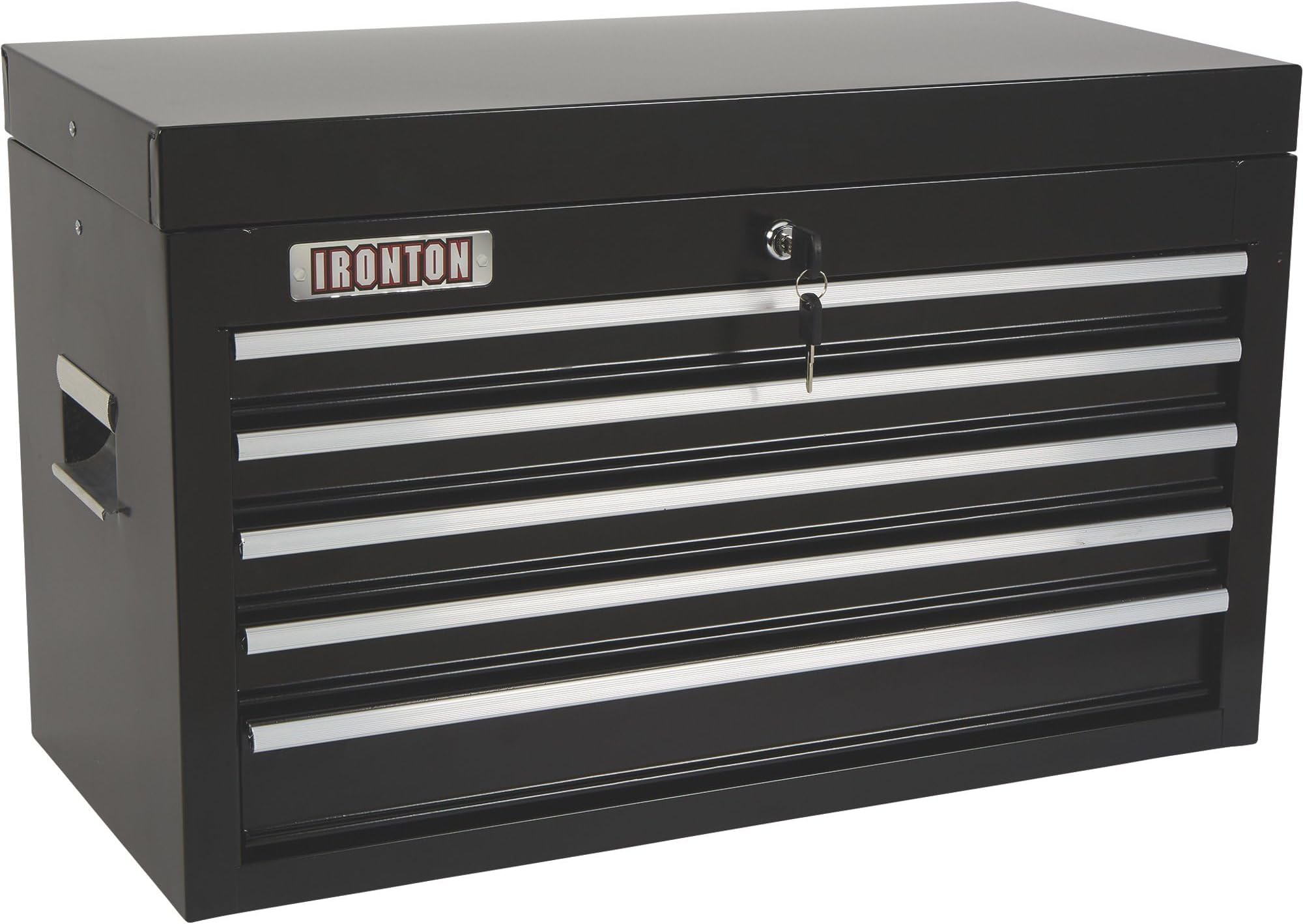 Ironton 26in. 5-Drawer Top Tool Chest - 26in.W x 12in.D x 16in.H